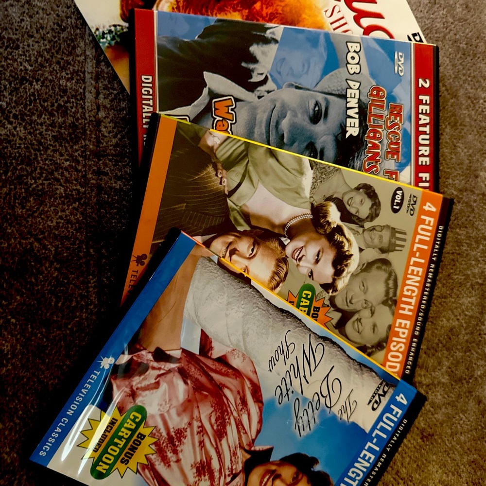 4 VNTG DVDS EACH ONE HAS 2-4 episodes on it.